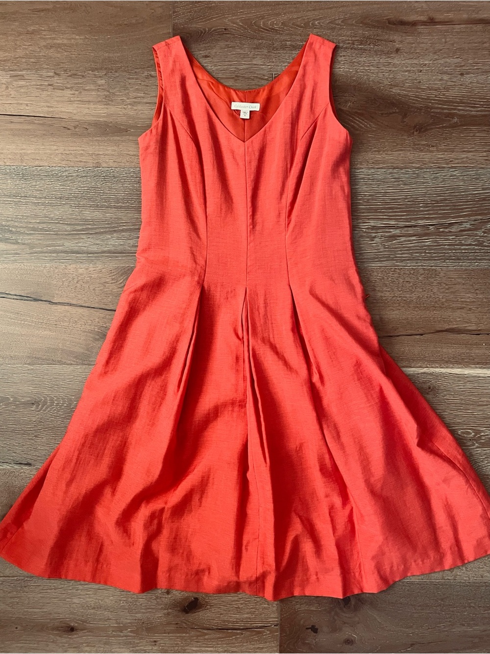 Coldwater Creek  Fit & Flare V-Neck Dress Sz 6